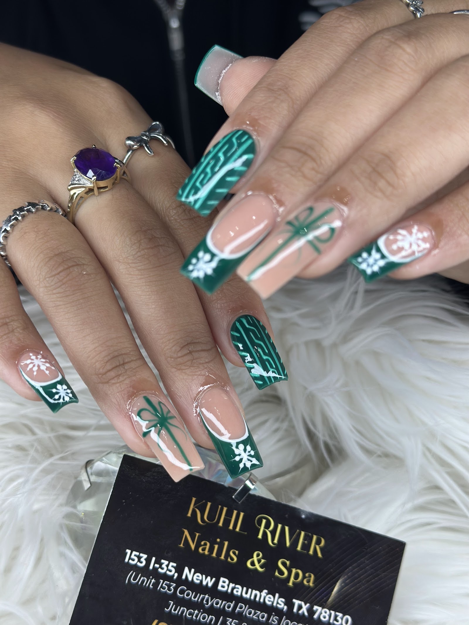 Kuhl River Nails nail work in New Braunfels, Texas
